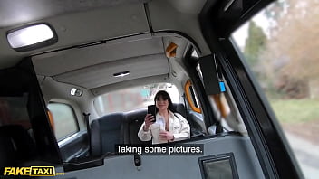 Fake Taxi   Nerdy Innocent Looking Italian Girl In Glasses With Juicy Big Tits And Plump Ass Takes Naughty Nude Selfies In The Back Of The Taxi Before Reaching Orgasm With A Big Dick