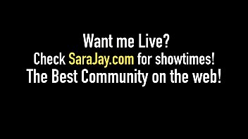 Sex Addict Sara Jay Fucks, Sucks & Milks Slim Big Black Cock