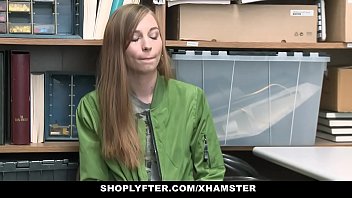ShopLyfter   Cute Teen (Ava Parker) Caught Stealing Blows LP Officer