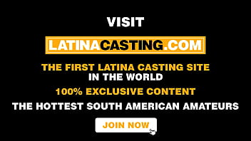 Chocolate Skin Latina Model Creampied In Fake Music Video Audition