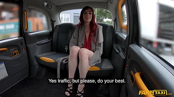 Fake Taxi   Slim French Redhead In A Hurry Can Barely Fit A Huge Italian Cock Inside Her Tight Pussy