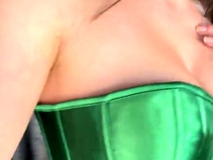 Christina Khalil Sexy Green Corset Video Leaked