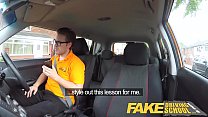 Fake Driving School Busty Blonde Learner Fucks Fake Driving Instructor