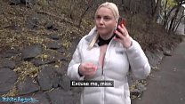 Public Agent Fucks Blonde Jordan Pryce’s Massive Tits