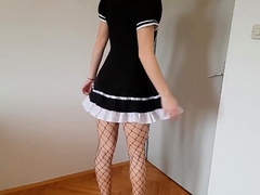 Your Maid Stripping And Teasing You