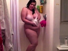 Sexy BBW Stripping In The Shower   CassianoBR