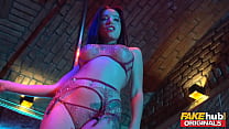 FAKEhub   Sultry Big Tits Stripper Lola Bulgari With Her Great Legs And Firm Ass Takes Two Thick Cocks After Lapdance And Squirting On The Stage Then Milking Their Balls